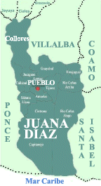 Mapa de Juana Daz